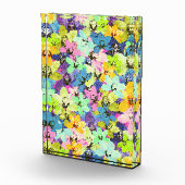 色数々ののステンドグラスの蘭 フォトブロック (右)