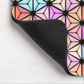 色数々ののステンドグラス窓 マウスパッド (コーナー)