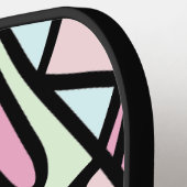 色数々ののドードル ピックルボールラケット (左詳細)