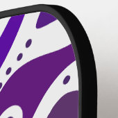 色数々ののドードル ピックルボールラケット (左詳細)