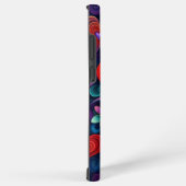 色数々ののハートと花 SAMSUNG GALAXYケース (右側面)