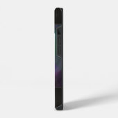 色数々ののフラクタル扇 iPhoneケース (左側面)