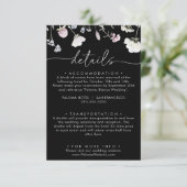 色数々ののボホ秋フローラ結婚詳細 エンクロージャーカード (スタンド正面)