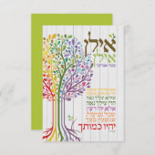 色数々ののユダ賛美イカ サンキューカード (正面/裏面)