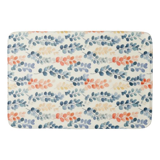 色数々ののユーカリ植物学 バスマット (正面)