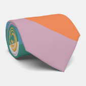 色数々ののレトロスタイル円 ネクタイ (ロール)