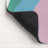 色数々ののレトロスタイル円 マウスパッド (コーナー)