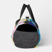 色数々のの両面プリント ダッフルバッグ (右)