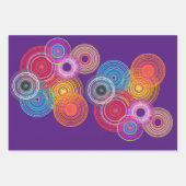 色数々のの丸 ラッピングペーパーシート (正面2)