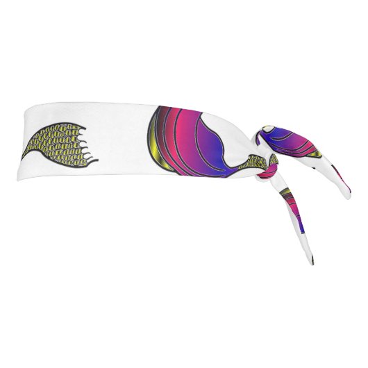 色数々のの人魚の尾のヘッドバンド タイヘッドバンド (回転90)