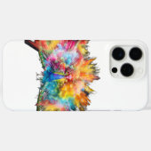 色数々のの孔雀Iフォンのケース Case-Mate iPhoneケース (裏面 (横))