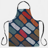 色数々のの小石 エプロン (正面)