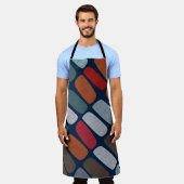 色数々のの小石 エプロン (着用した状態)