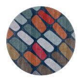 色数々のの小石 カッティングボード (正面)