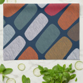 色数々のの小石 キッチンタオル (折り畳み)