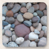 色数々のの小石 コースター (正面)