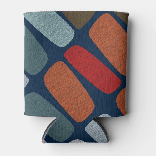 色数々のの小石 缶クーラー (正面)