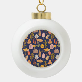 色数々のの木：中秋ヴィンテージ セラミックボールオーナメント