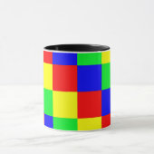 色数々のの正方形1 マグカップ (中央)