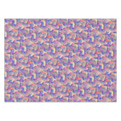 色数々のの水彩模様 – テーブルクロス (正面(横))