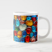 色数々のの海石 ジャンボコーヒーマグカップ (右)