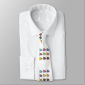 色数々のの熱帯魚サンダー_コーブ ネクタイ (タイ)