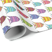 色数々のの熱帯魚サンダー_コーブ ラッピングペーパー (ロールコーナー)