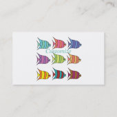 色数々のの熱帯魚サンダー_コーブ 名刺 (裏面)