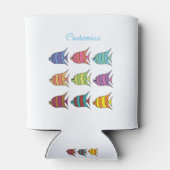 色数々のの熱帯魚サンダー_コーブ 缶クーラー (裏面)