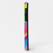 色数々のの絵を描ストライプ Case-Mate iPhoneケース (裏面/左)