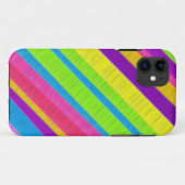 色数々のの絵を描ストライプ Case-Mate iPhoneケース (裏面(横))
