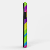 色数々のの絵を描ストライプ Case-Mate iPhoneケース (裏面/右)