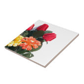 色数々のの花 タイル (側面)