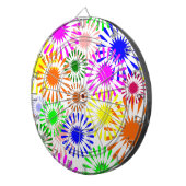 色数々のの花 ダーツボード (正面右)