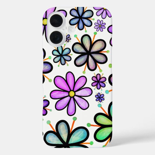 色数々のの花 Case-Mate iPhoneケース (裏面)