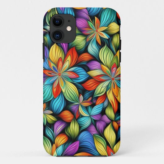 色数々のの花 Case-Mate iPhoneケース (裏面)