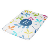 色数々のの詰め合わ離れせたデザイン(パーソナライズされた) バスマット (アングル)