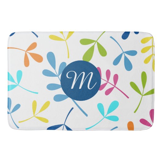 色数々のの詰め合わ離れせたデザイン(パーソナライズされた) バスマット (正面)