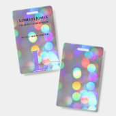 色数々のの輝き バッジ (正面＆裏面)