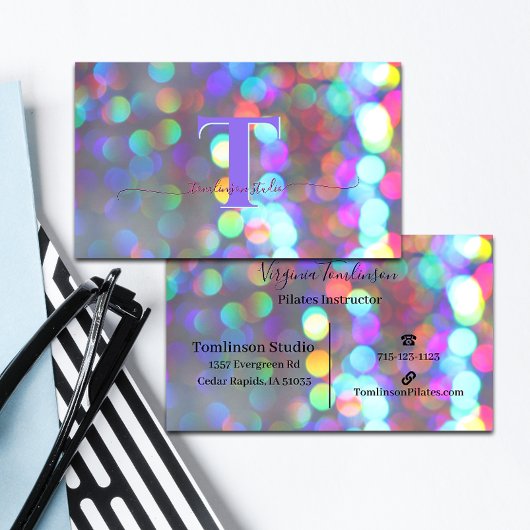 色数々のの輝き 名刺