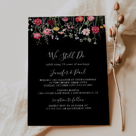 色数々のの野草我々はまだ誓いを更新する 招待状