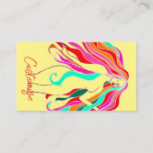 色数々のの長い髪の女神サンダー_カバー 名刺 (裏面)