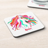 色数々のの長い髪の女神サンダー_コーブ コースター (左側)