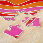 色数々のの長い髪の女神サンダー_コーブ ジグソーパズル (側面)