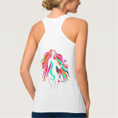 色数々のの長い髪の女神サンダー_コーブ タンクトップ (裏面)