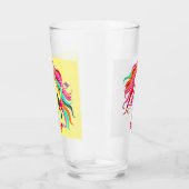 色数々のの長い髪の女神サンダー_コーブ タンブラーグラス (右)