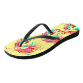 色数々のの長い髪の女神サンダー_コーブ ビーチサンダル (アングル)