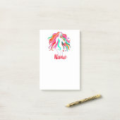 色数々のの長い髪の女神サンダー_コーブ ポストイット (デスク上)