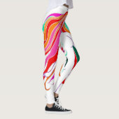 色数々のの長い髪の女神サンダー_コーブ レギンス (右)