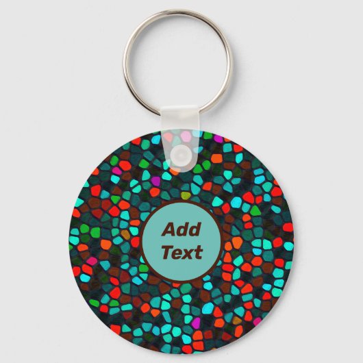 色数々のの キーホルダー (正面)